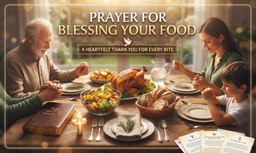 Prayer for Blessing Your Food