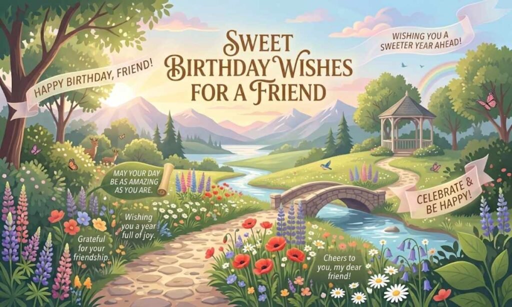 Sweet Birthday Wishes for a Friend
