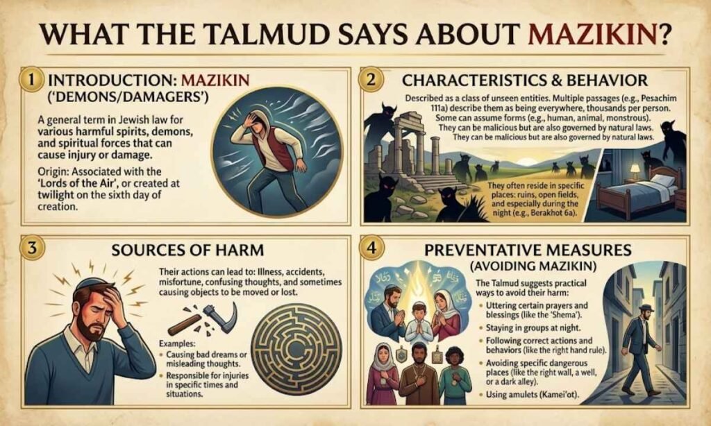 What the Talmud Says About Mazikin