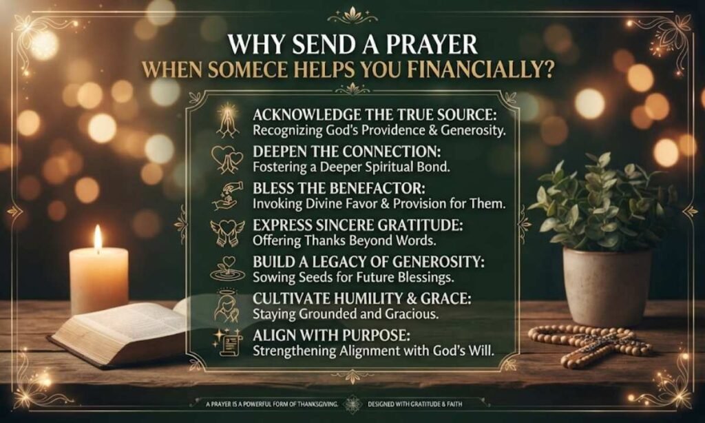 Why Send a Prayer When Someone Helps You Financially