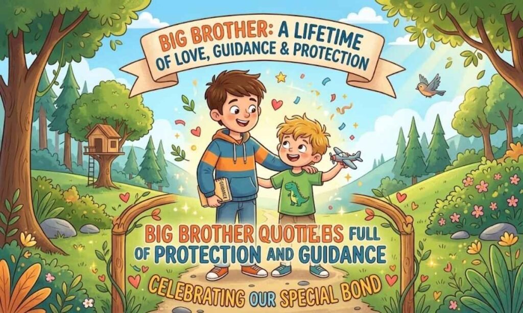 Big Brother Quotes Full of Protection and Guidance