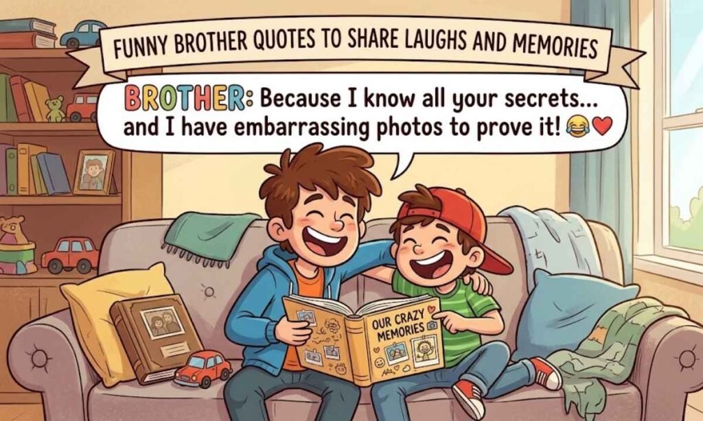 Funny Brother Quotes to Share Laughs and Memories