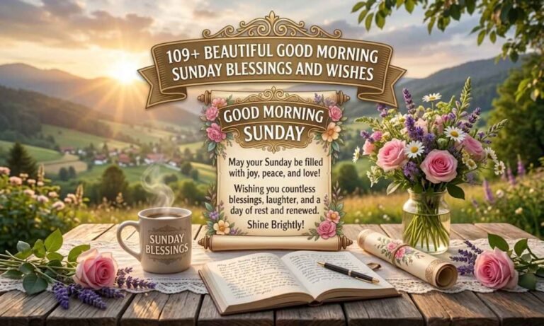 Beautiful Good Morning Sunday Blessings and Wishes
