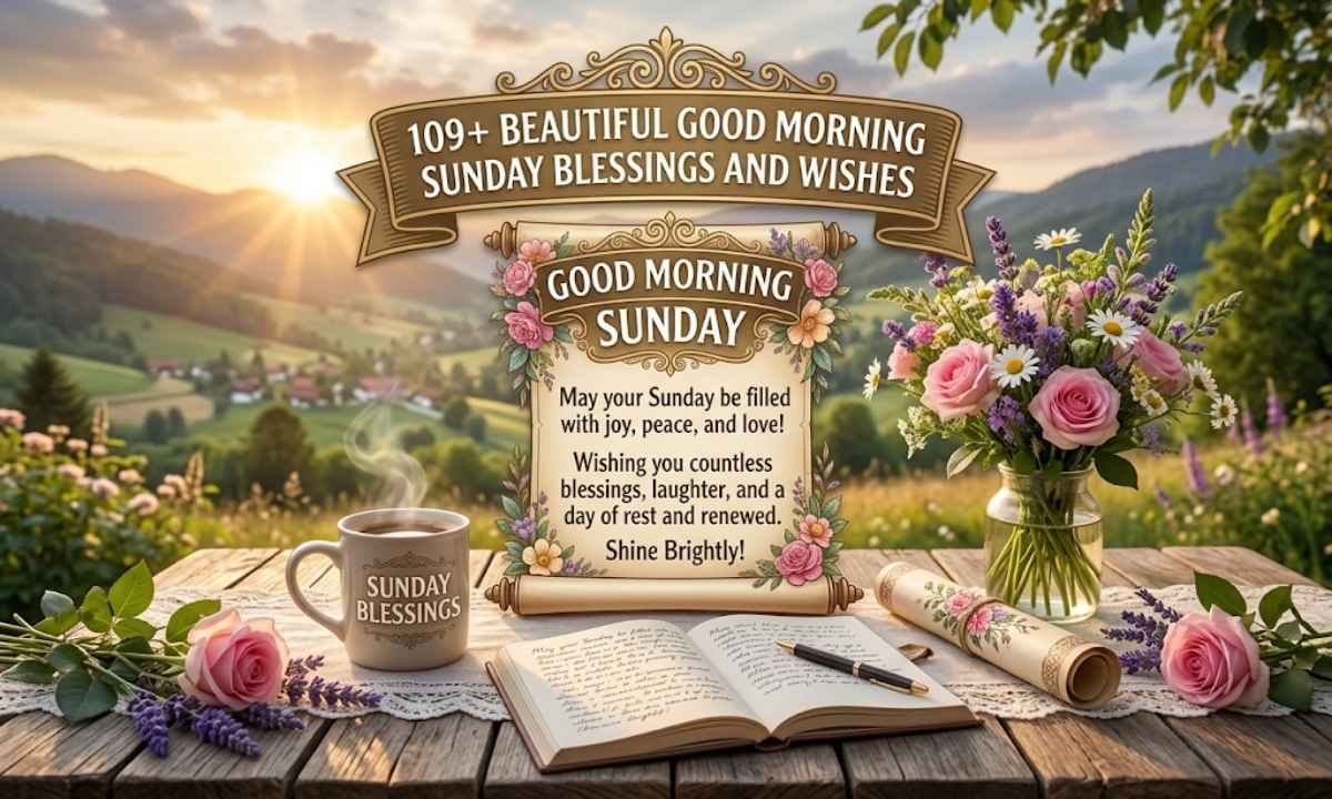 Beautiful Good Morning Sunday Blessings and Wishes