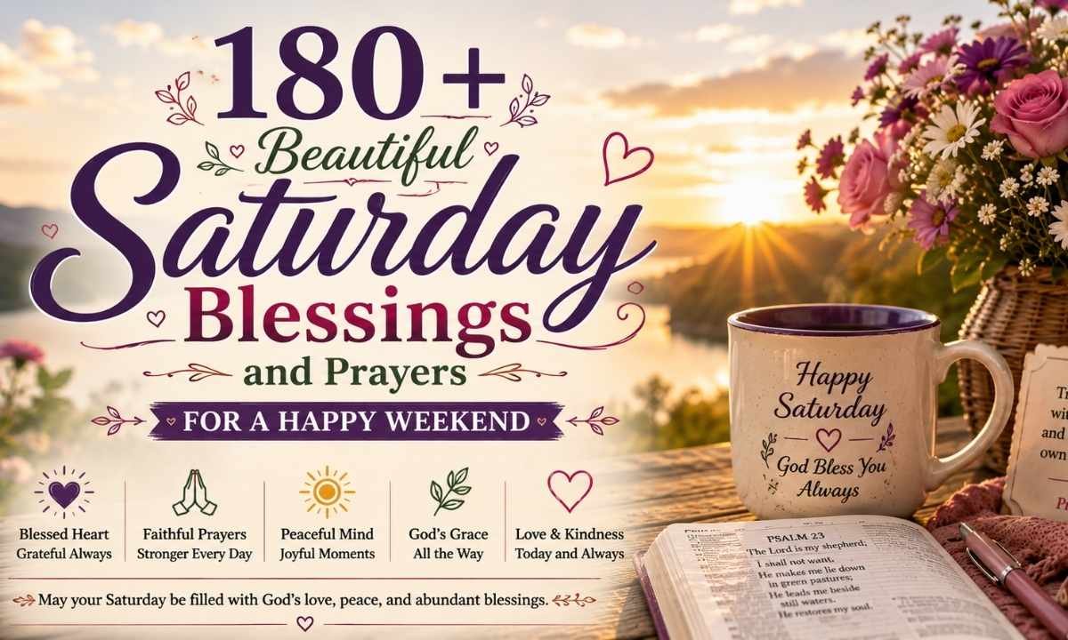 Beautiful Saturday Blessings and Prayers
