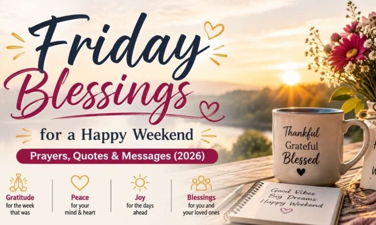 Friday Blessings for a Happy Weekend