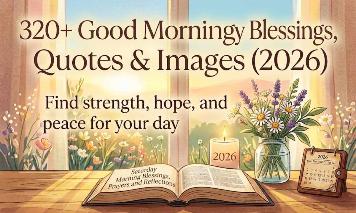 Good Morning Saturday Blessings and Quotes