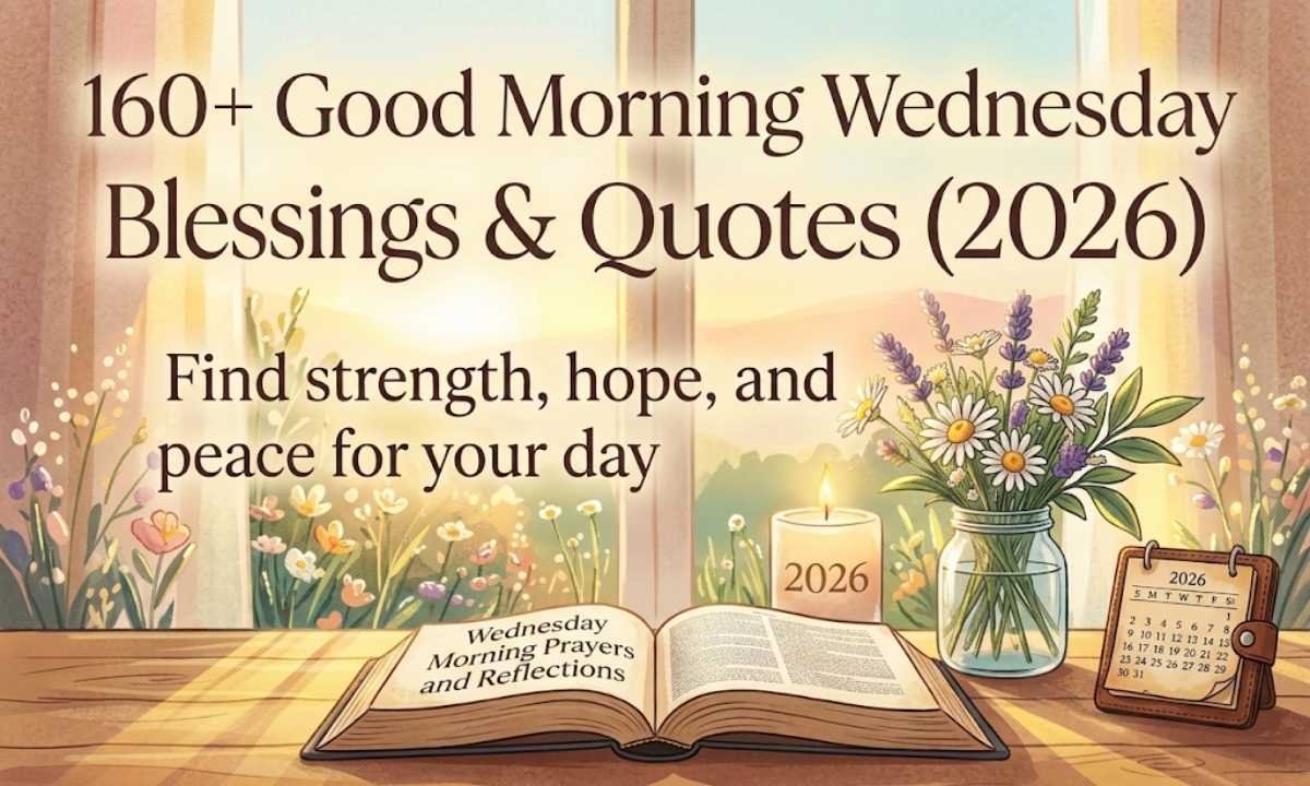 Good Morning Wednesday Blessings & Quotes