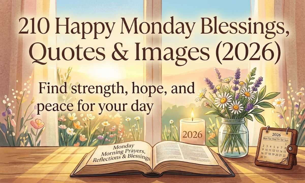 Happy Monday Blessings, Quotes and Images