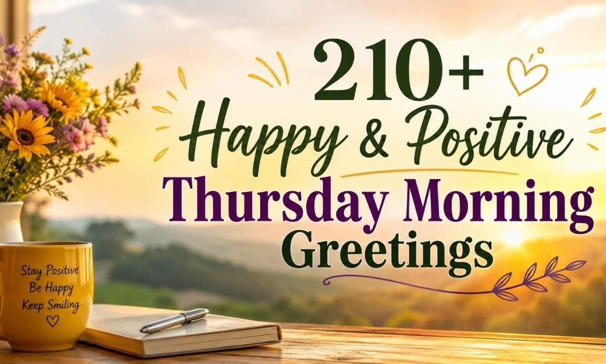 Happy & Positive Thursday Morning Greetings