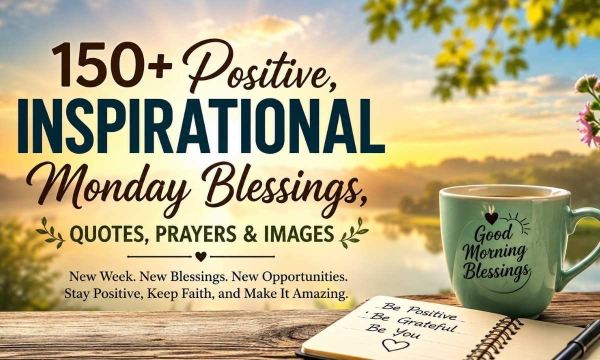 Positive Inspirational Monday Blessings