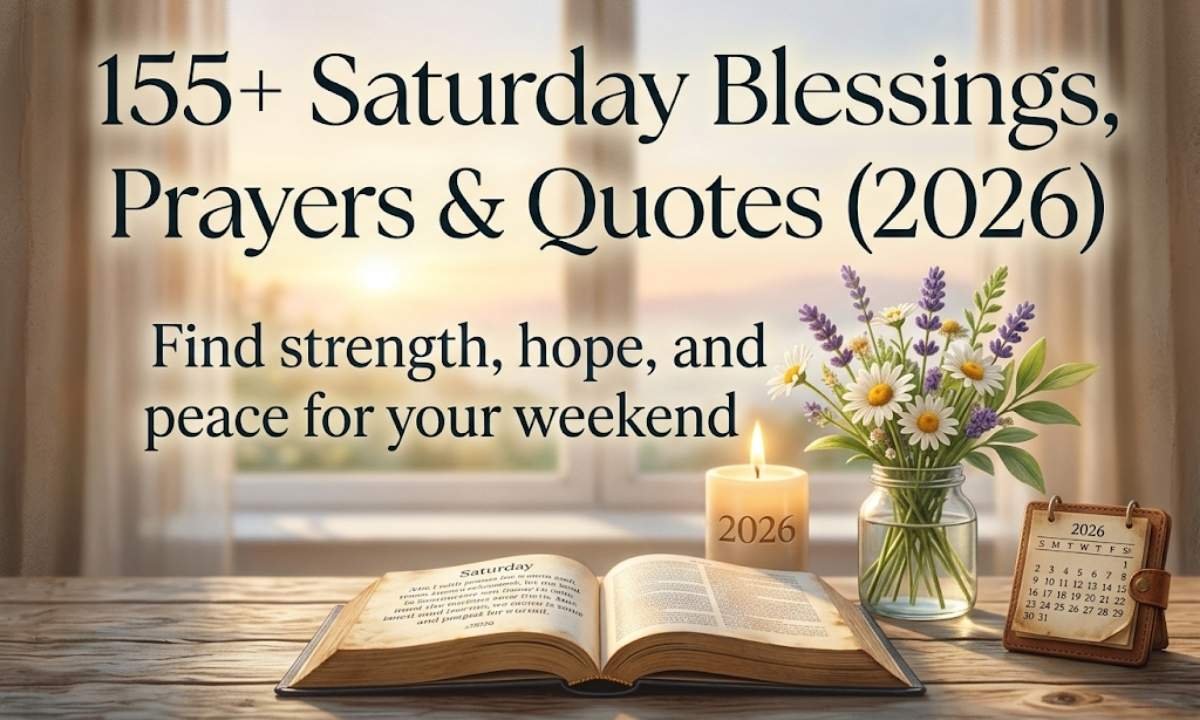 Saturday Blessings, Prayers & Quotes (2026)