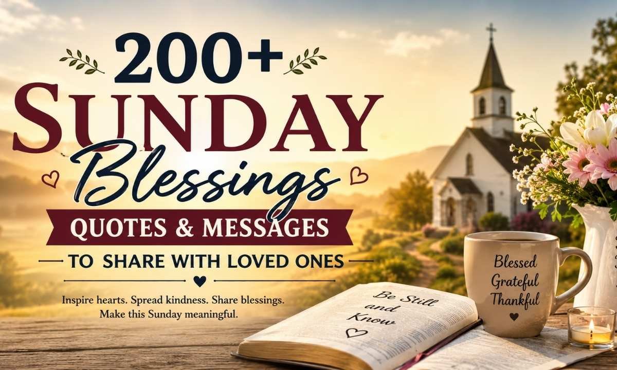 Sunday Blessings Quotes & Messages to Share with Loved Ones