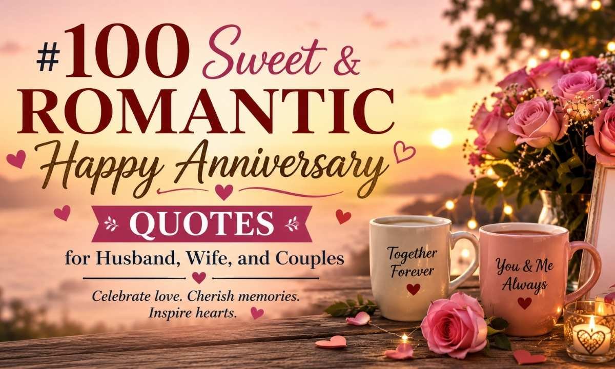 Sweet & Romantic Happy Anniversary Quotes for Husband