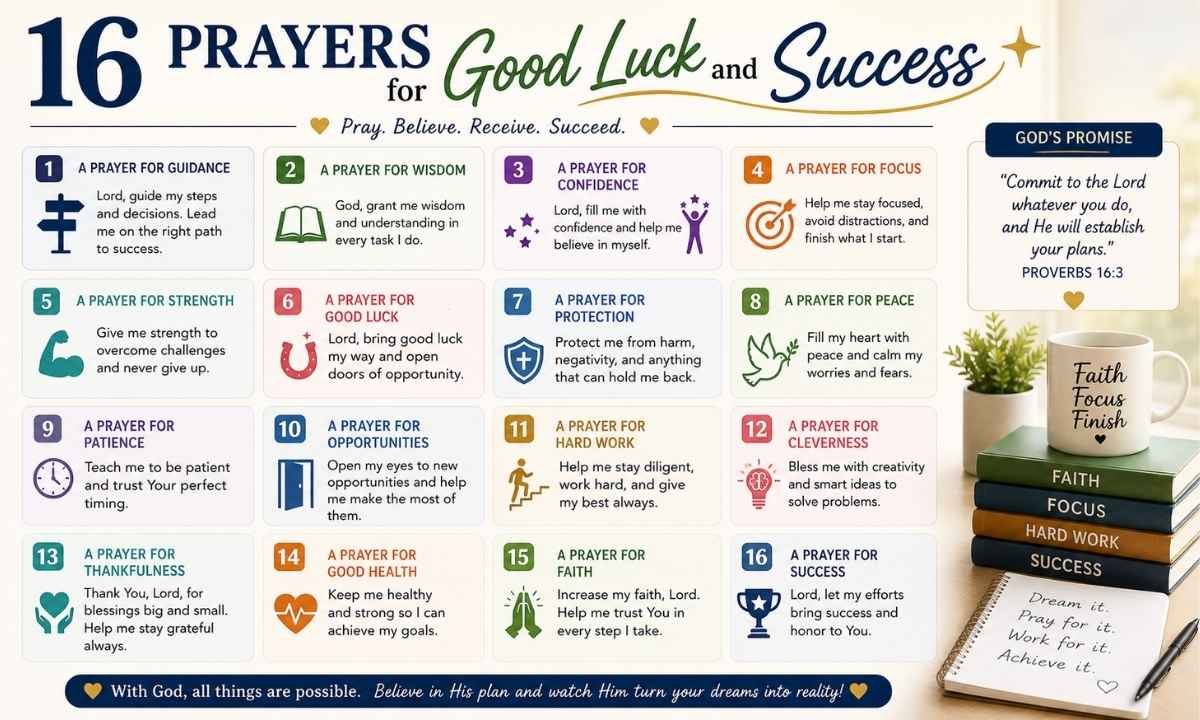 16 Prayers for Good Luck and Success