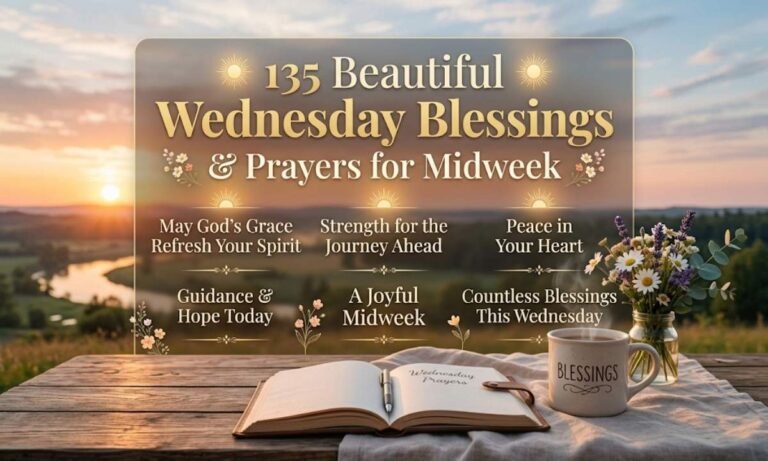 Beautiful Wednesday Blessings and Prayers for Midweek
