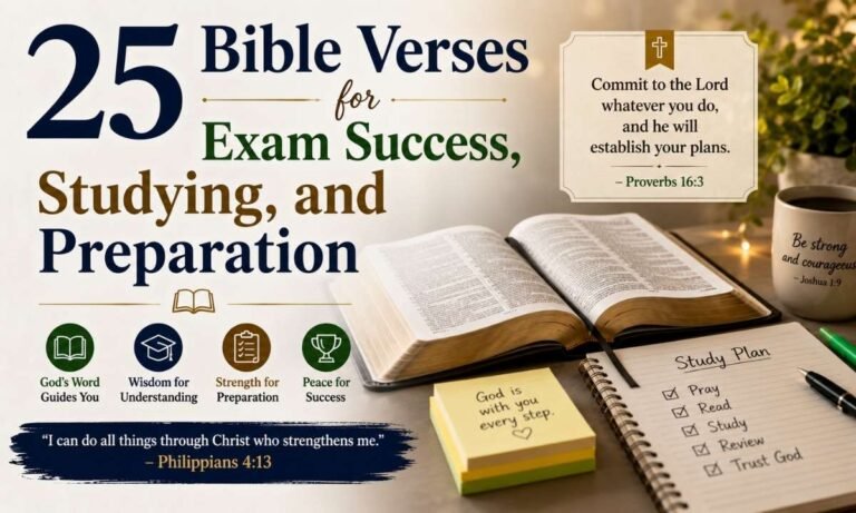 Bible Verses for Exam Success, Studying, and Preparation