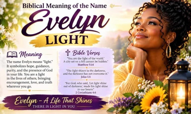 Biblical Meaning of the Name Evelyn Light