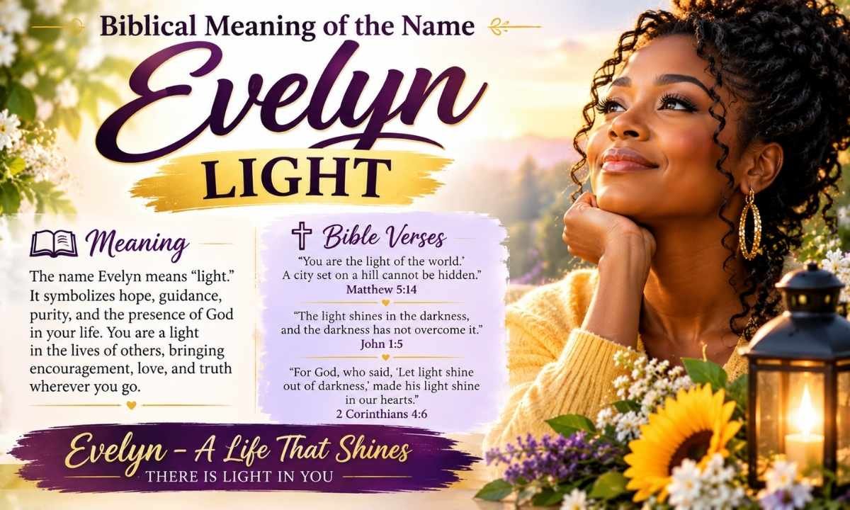 Biblical Meaning of the Name Evelyn Light