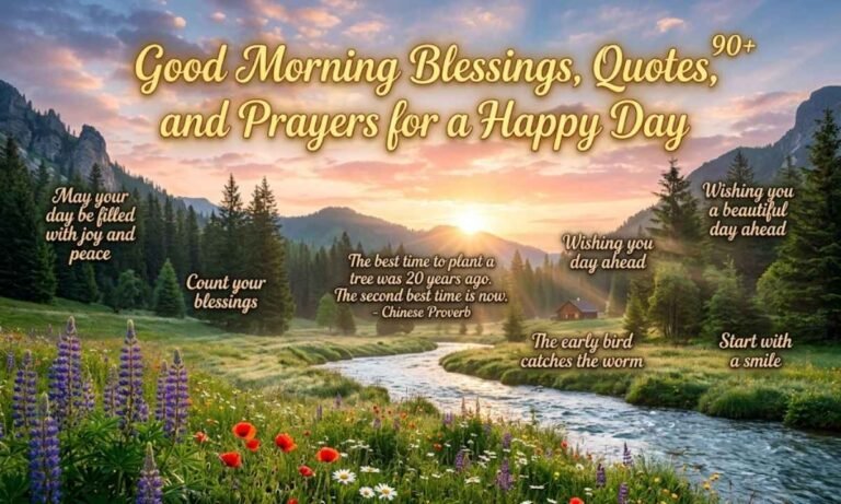 Good Morning Blessings, Quotes, and Prayers for a Happy Day