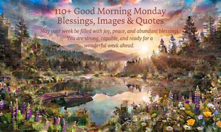 Good Morning Monday Blessings, Images & Quotes