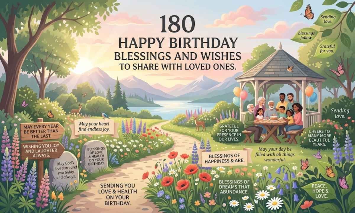 Happy Birthday Blessings and Wishes to Share With Loved Ones