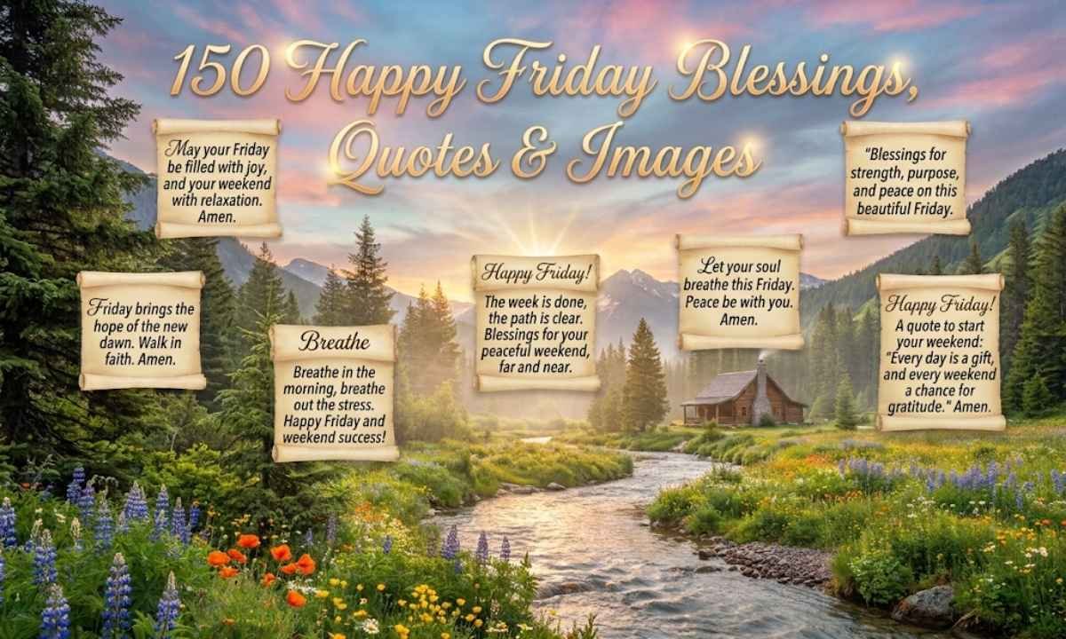 Happy Friday Blessings, Quotes & Images