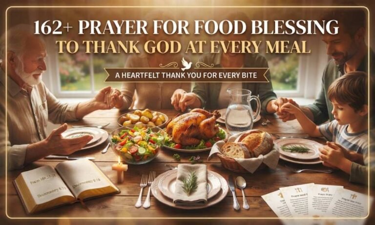 Prayer for Food Blessing to Thank God at Every Meal