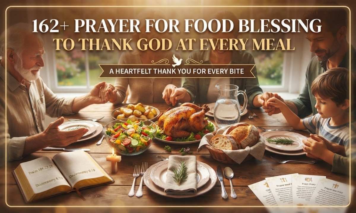 Prayer for Food Blessing to Thank God at Every Meal