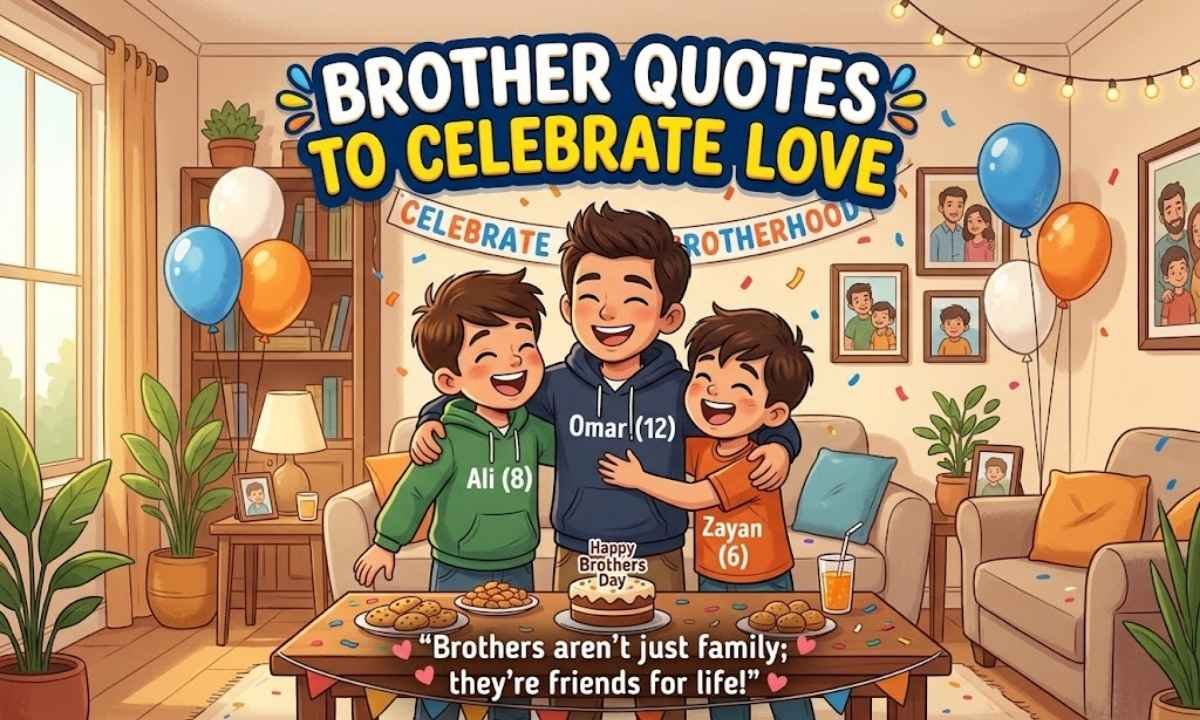 Brother Quotes to Celebrate Love, Bond & Memories